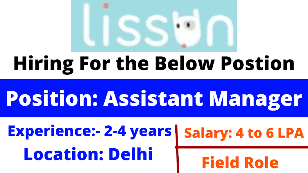 Mindseye Solutions is hiring for the position of Assistant Manager | Delhi
