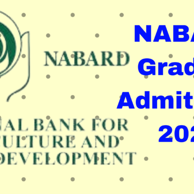 NABARD Grade A Admit Card 2023