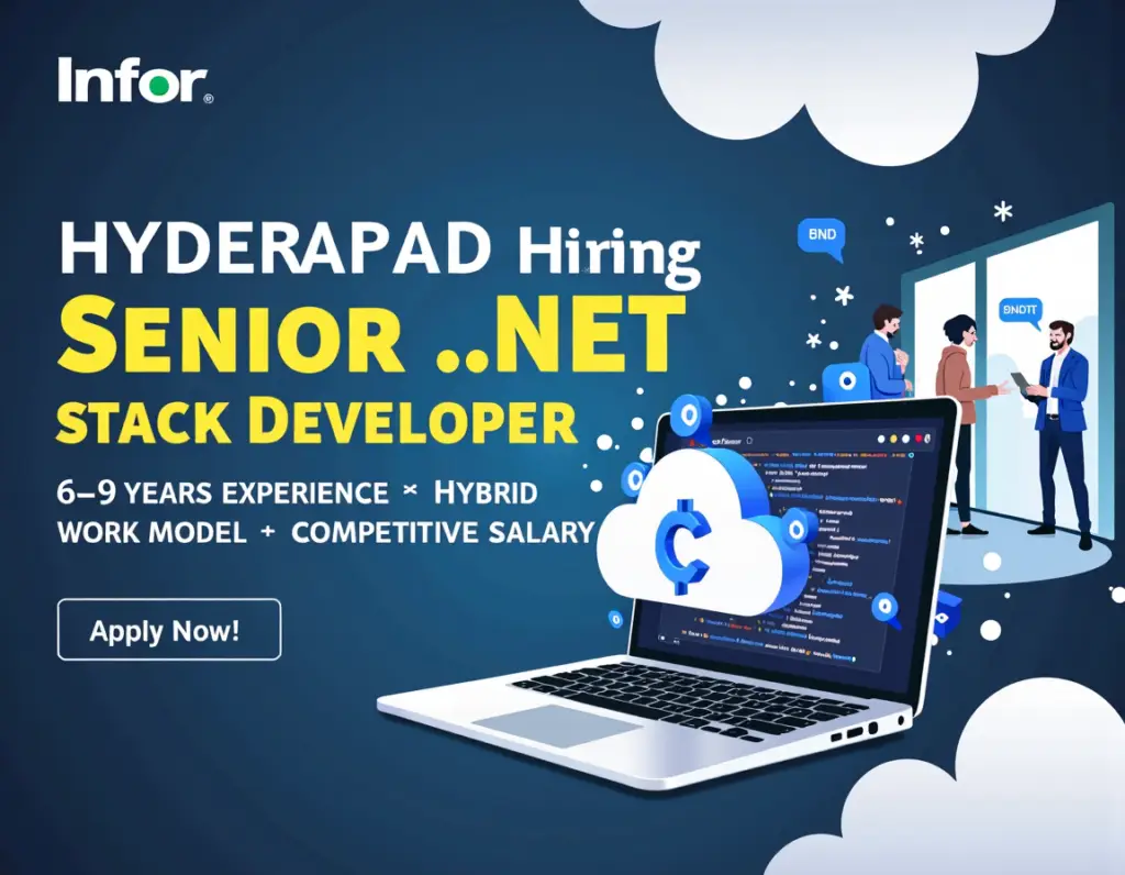 Infor India Pvt Ltd Hyderabad Hiring Senior .NET Full Stack Developer